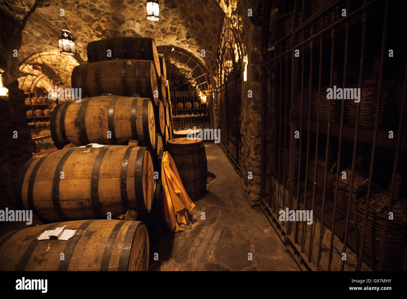 Jose Cuervo tequila distillery cellars Tequila, Jalisco, Mexico Stock