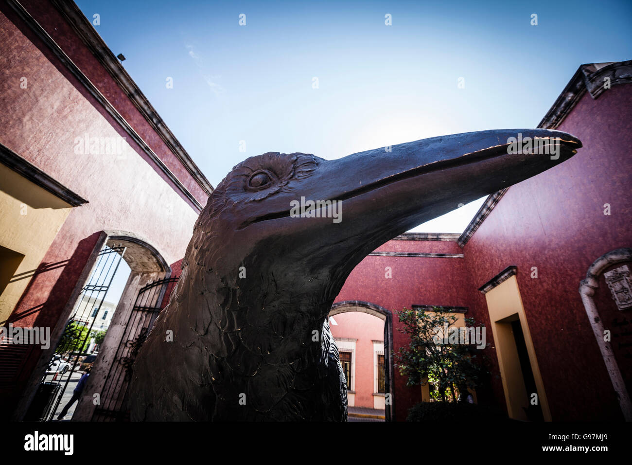 Jose Cuervo tequila distillery, the leading company of Tequila, town of