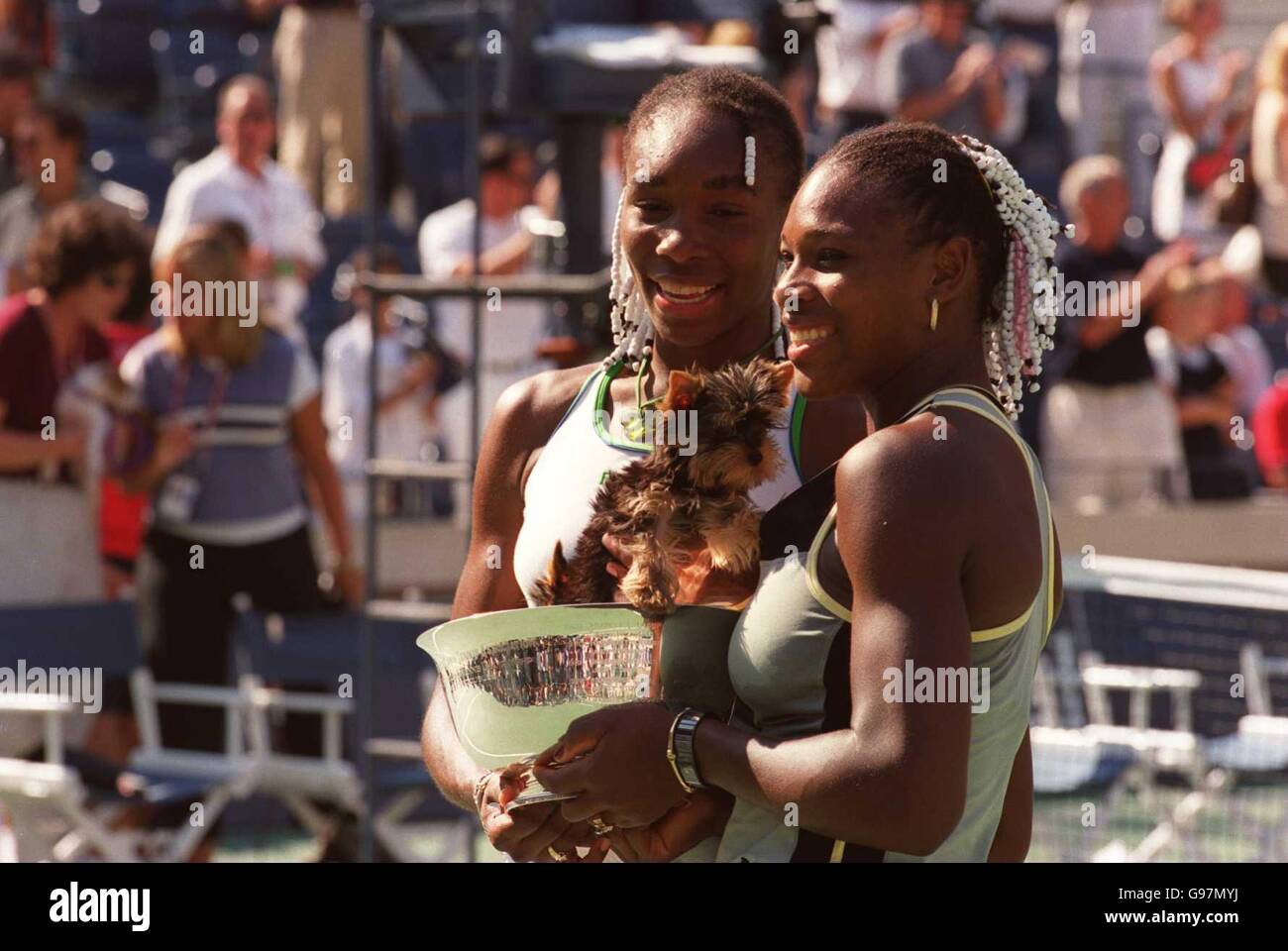 Tennis US Open Women's Doubles Final Venus and Serena Williams v Chanda Rubin and