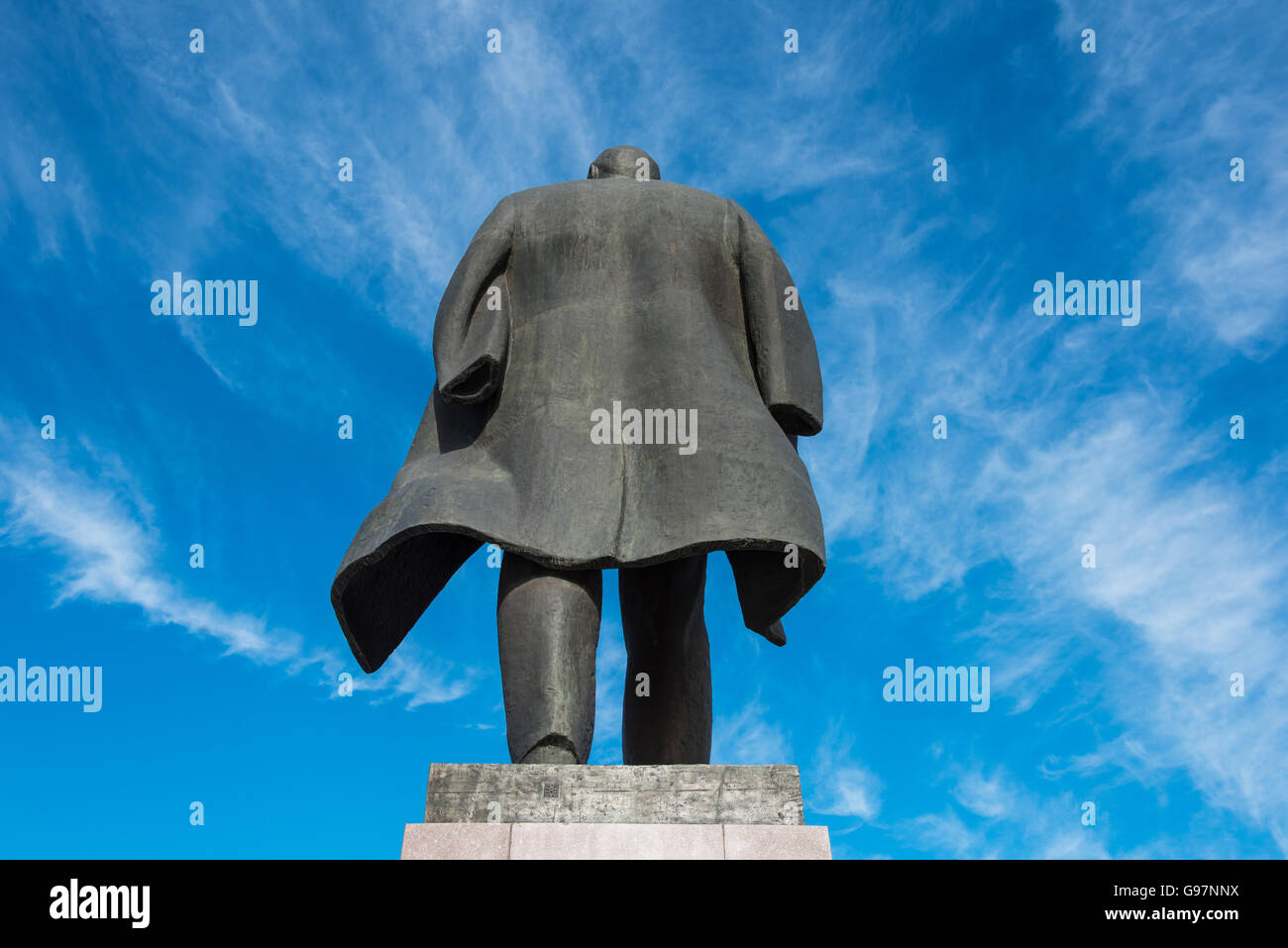 Monument of the Lenin Stock Photo - Alamy