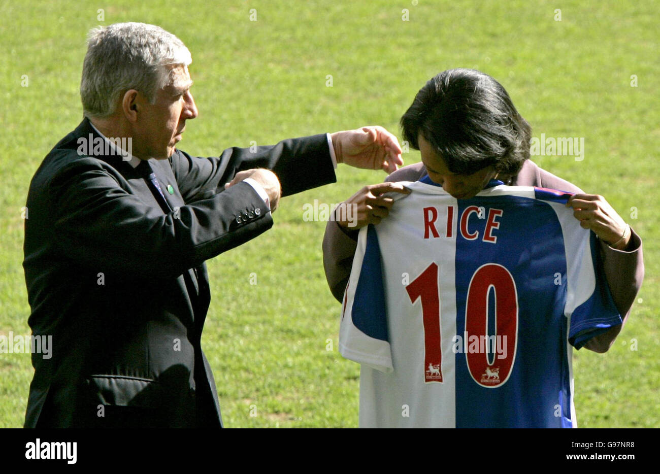 Condoleezza rice uk visit hi-res stock photography and images - Alamy