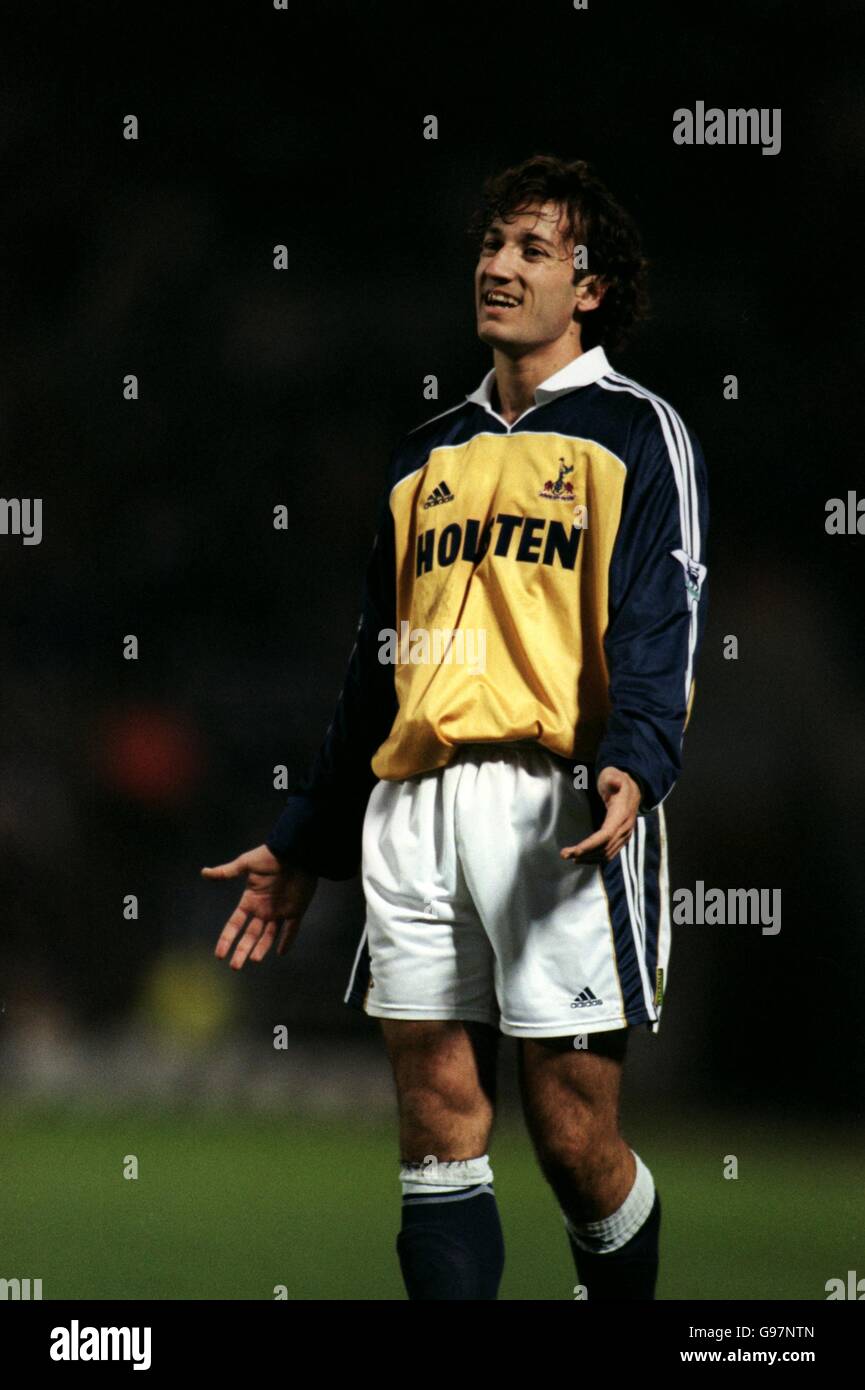 Soccer - FA Carling Premiership - Tottenham Hotspur v Leeds United.  Mauricio Taricco, Tottenham Hotspur Stock Photo - Alamy