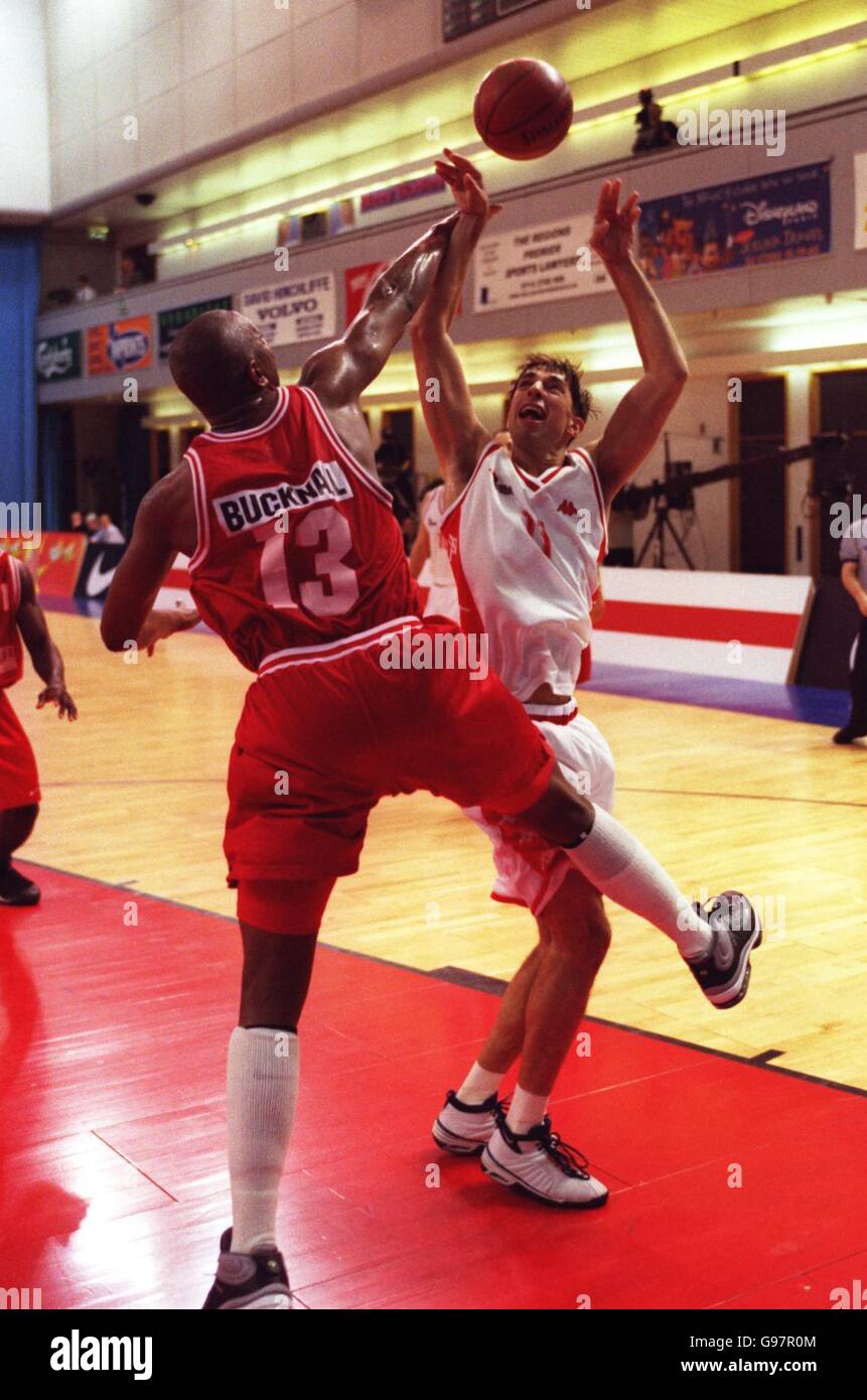 Basketball - European Championship - Semi Final Round - England v Switzerland Stock Photo