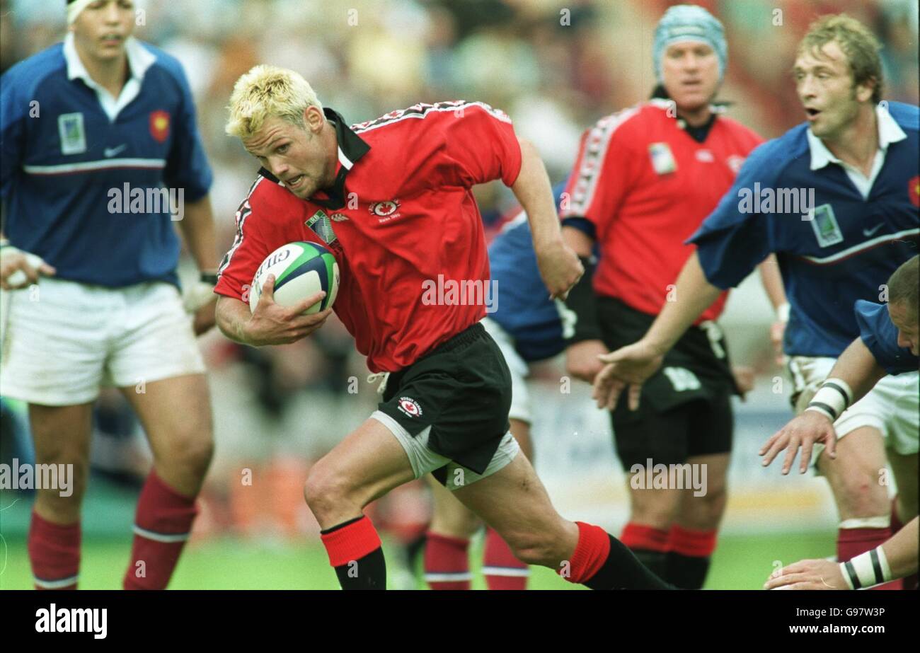 Rugby Union - Rugby World Cup 99 - Pool C - France v Canada. Canada's ...