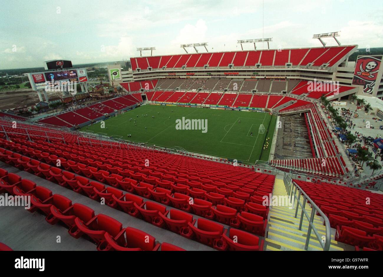 General view of raymond james stadium hi-res stock