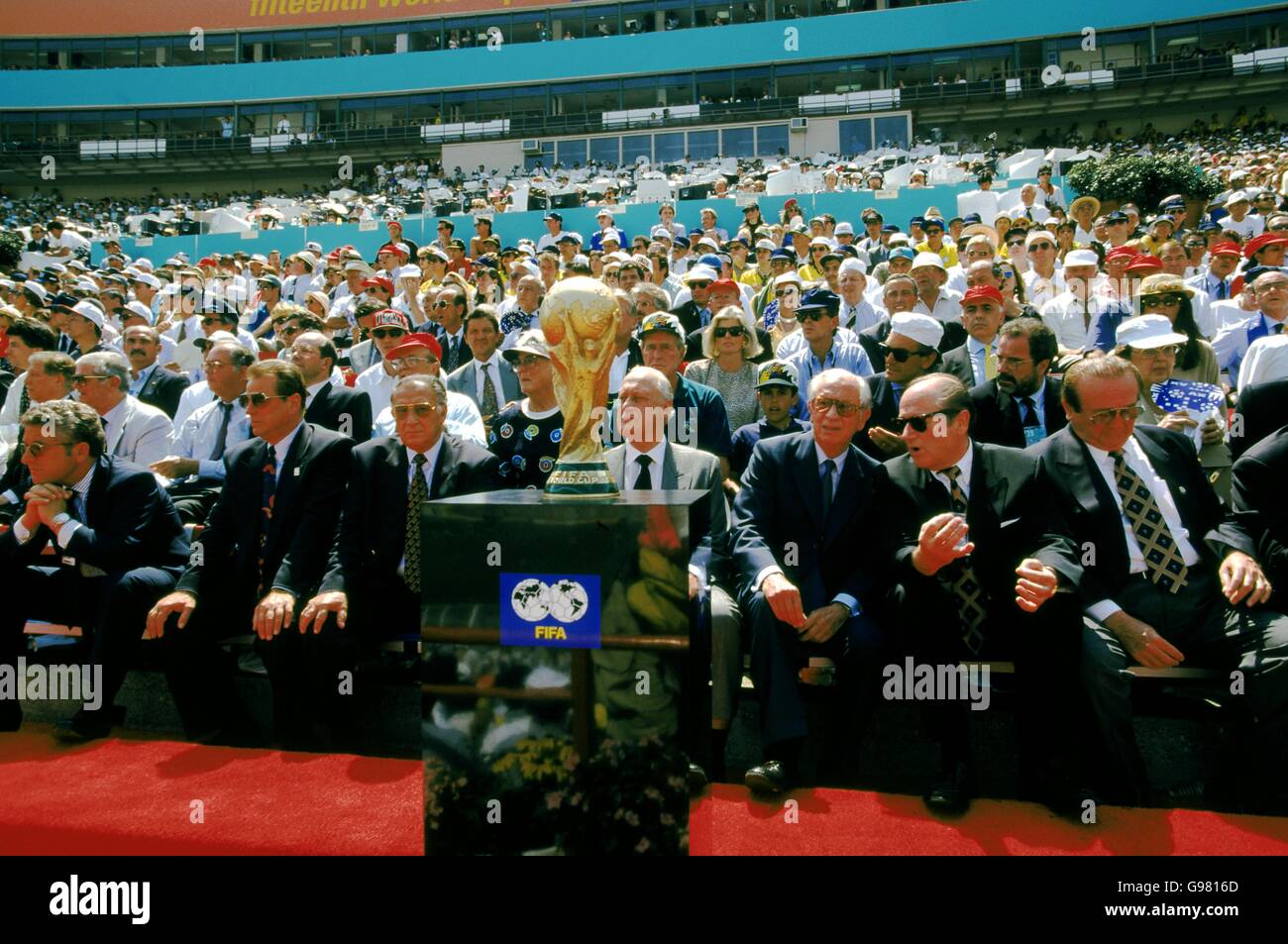 Soccer 1994 fifa world cup final brazil italy rose bowl hires stock