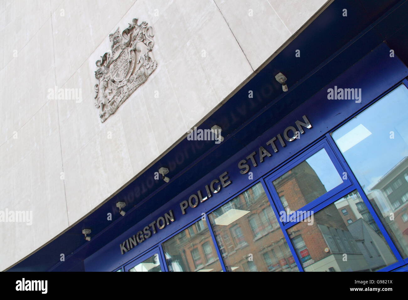 Police Station, High Street, Kingston upon Thames, London, England, Great Britain, United Kingdom, UK, Europe Stock Photo