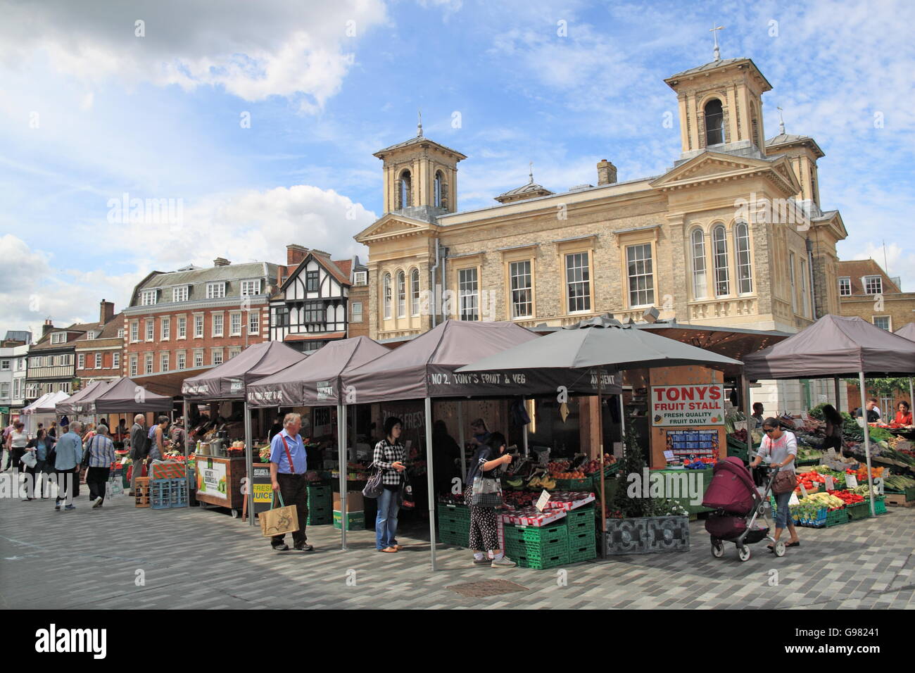 Market House, Ancient Market Place, Kingston upon Thames, London Stock