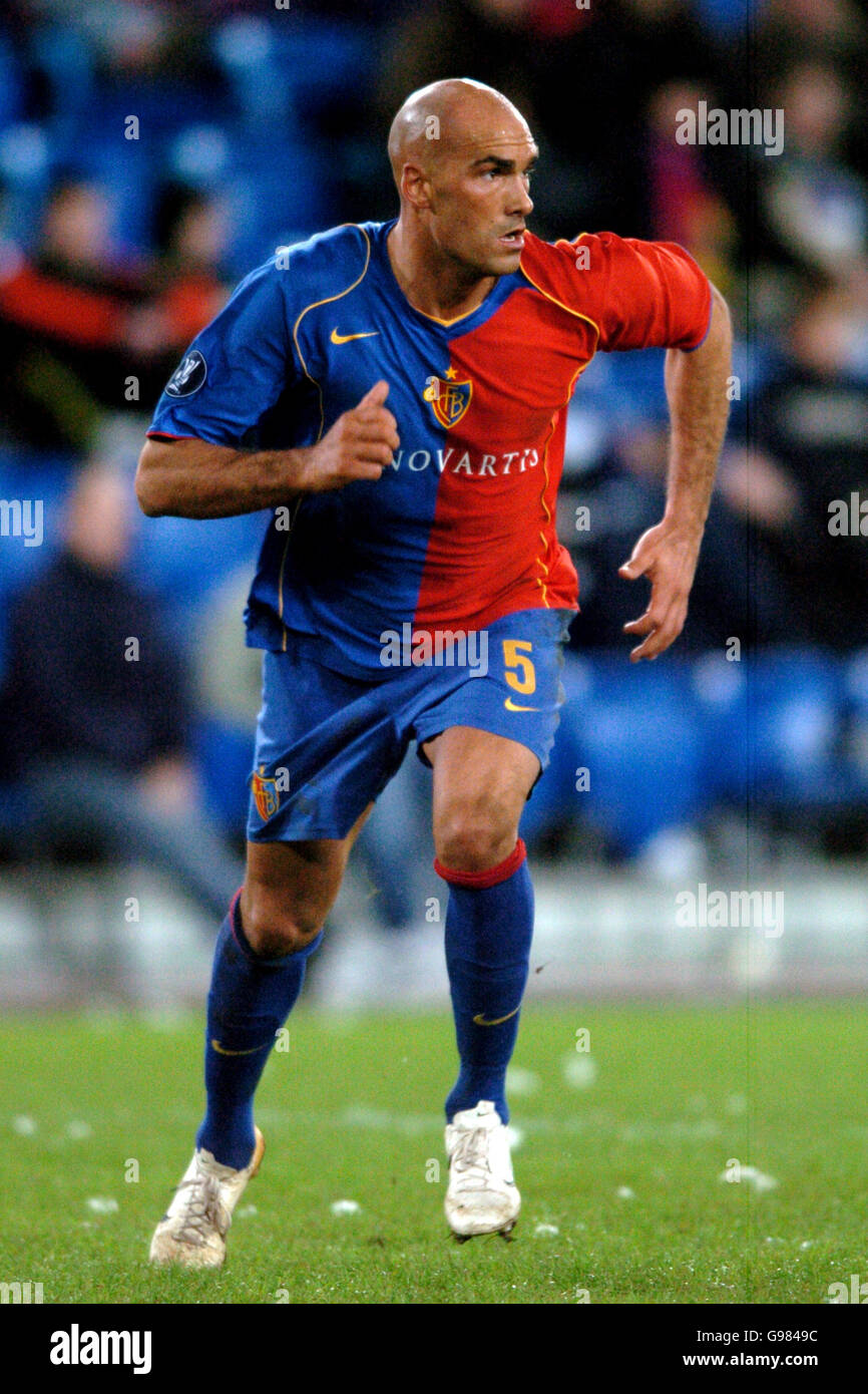 Soccer - UEFA Cup - Round of 16 - First Leg - FC Basel v Strasbourg. Daniel  Majstorovic, FC Basel Stock Photo - Alamy