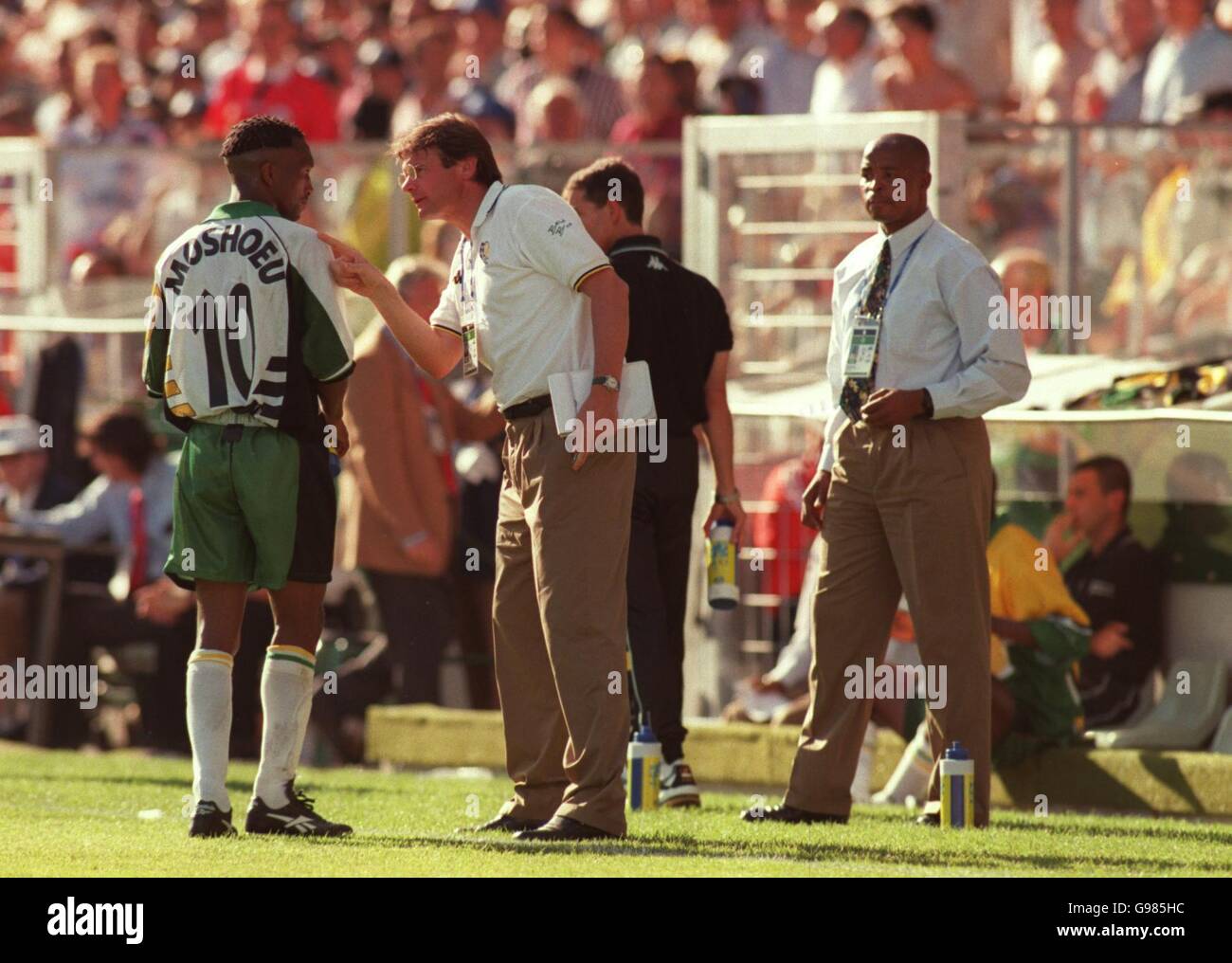 Soccer World Cup France 98 Group C South Africa V Denmark Stock Photo Alamy