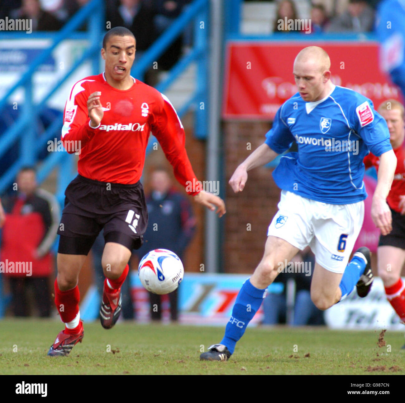 Soccer - Coca-Cola Football League One - Chesterfield v Nottingham Forest - Saltergate Stock Photo
