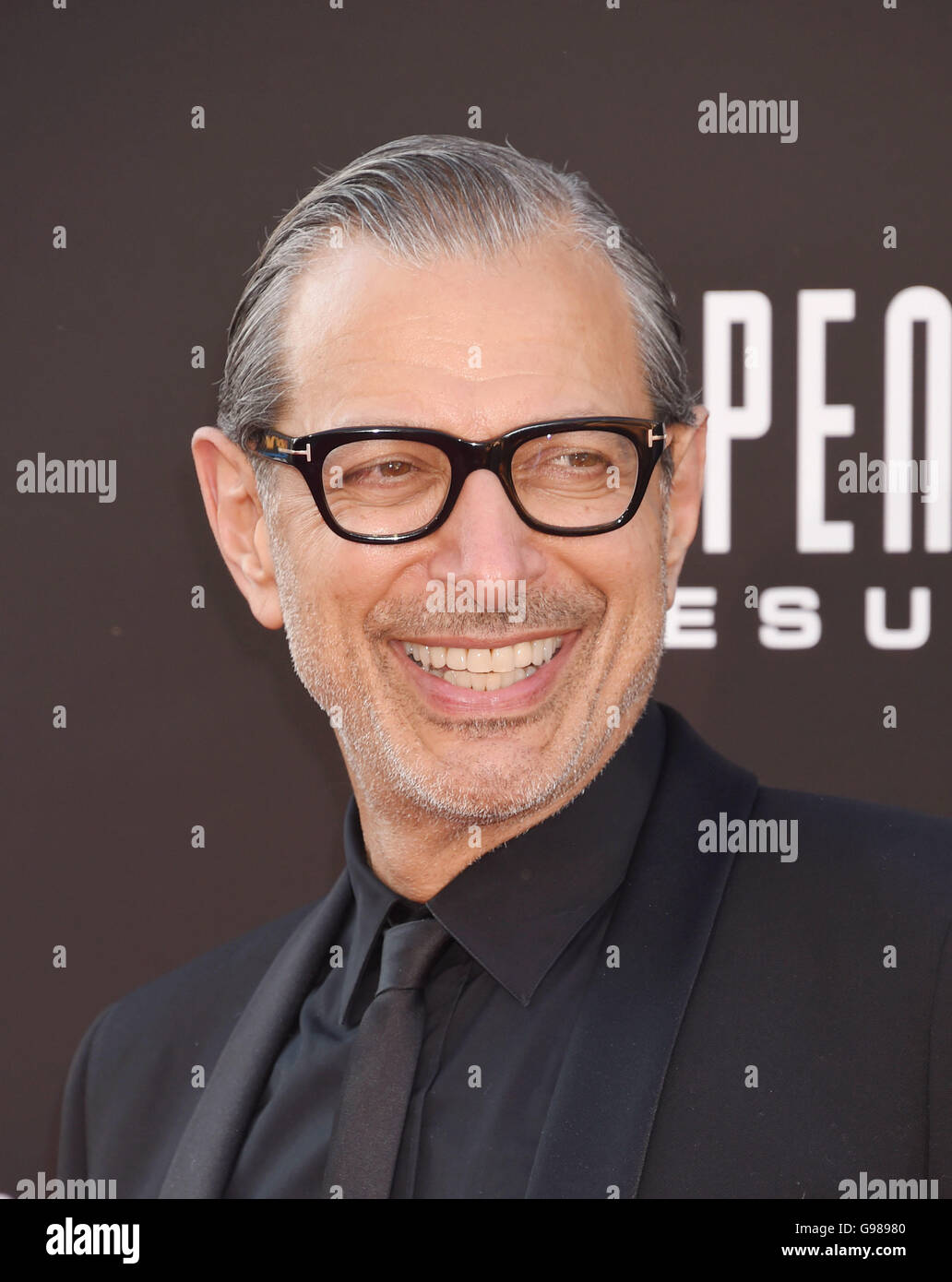JEFF GOLDBLUM US film actor in June 2016. Photo Jeffrey Mayer Stock
