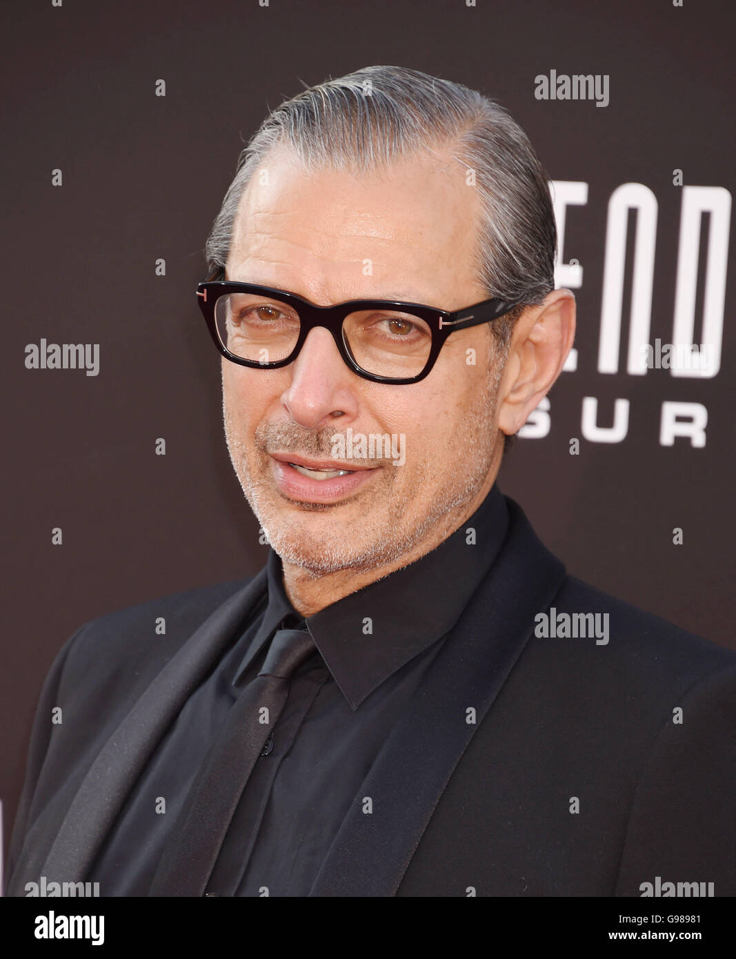 JEFF GOLDBLUM US film actor in June 2016. Photo Jeffrey Mayer Stock