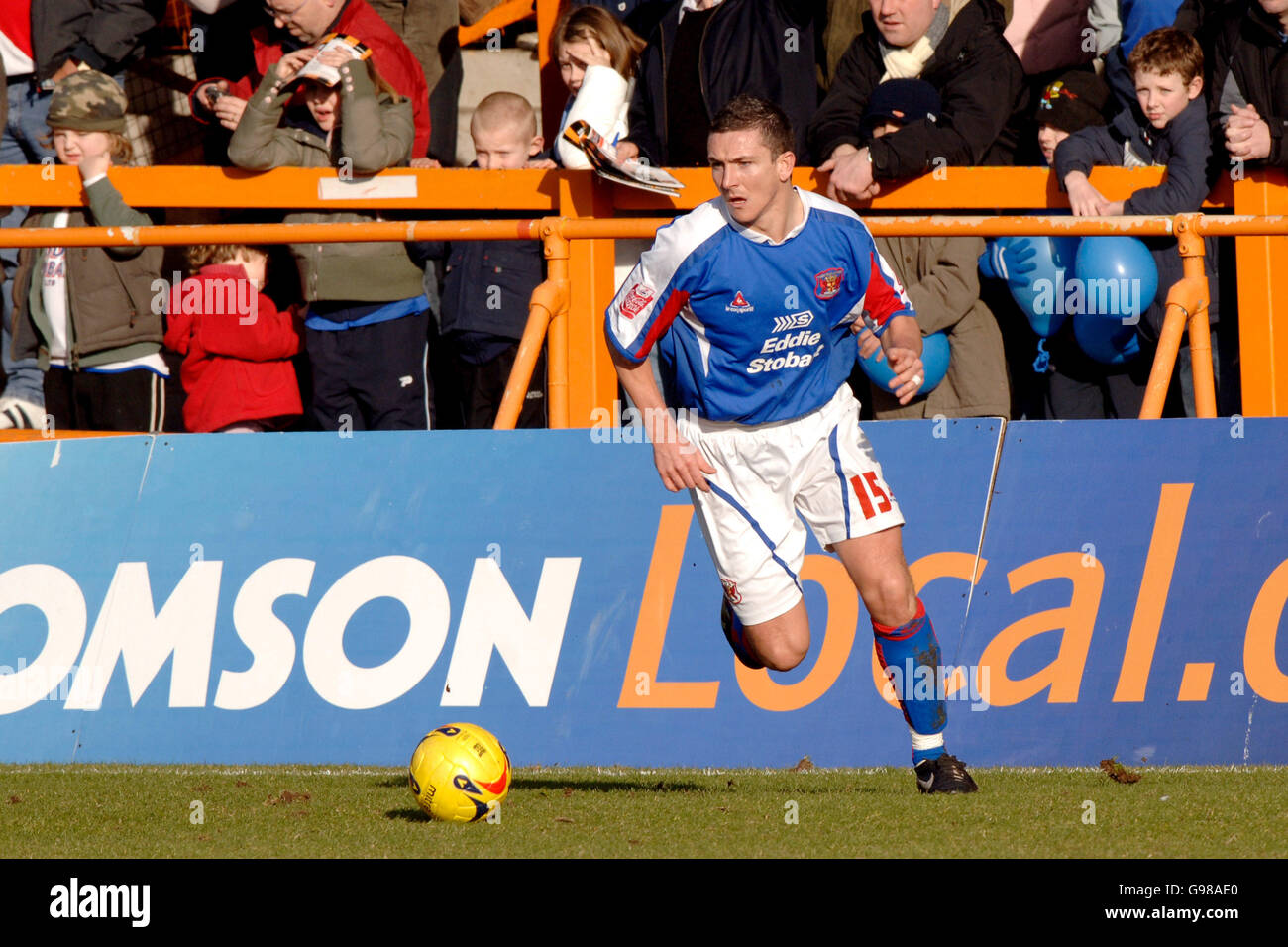 Soccer - Coca-Cola Football League Two - Barnet v Carlisle United - Underhill Stadium Stock Photo