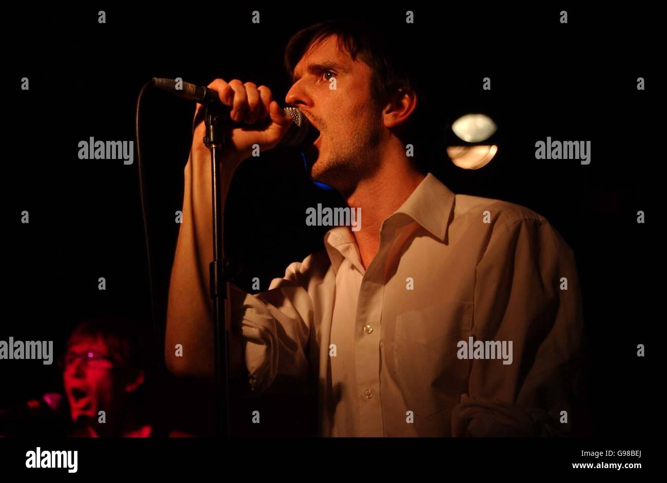 Lead singer of the rakes alan donohoe hires stock photography and