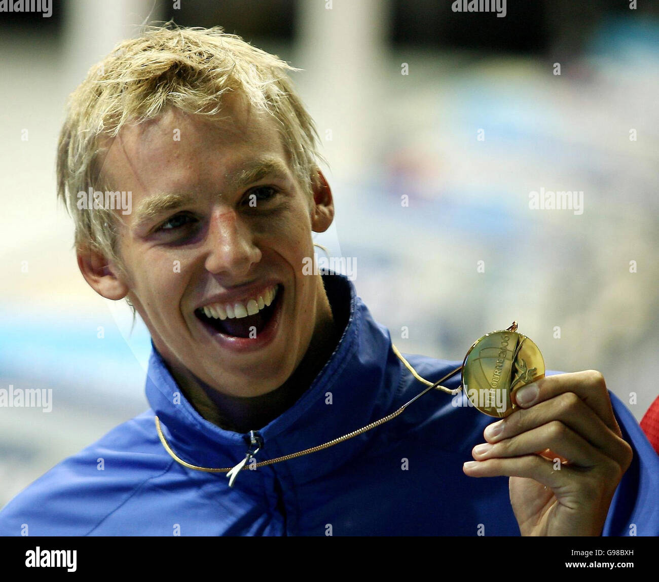 Scotland's David Carry celebrates winning the Gold medal in the Men's