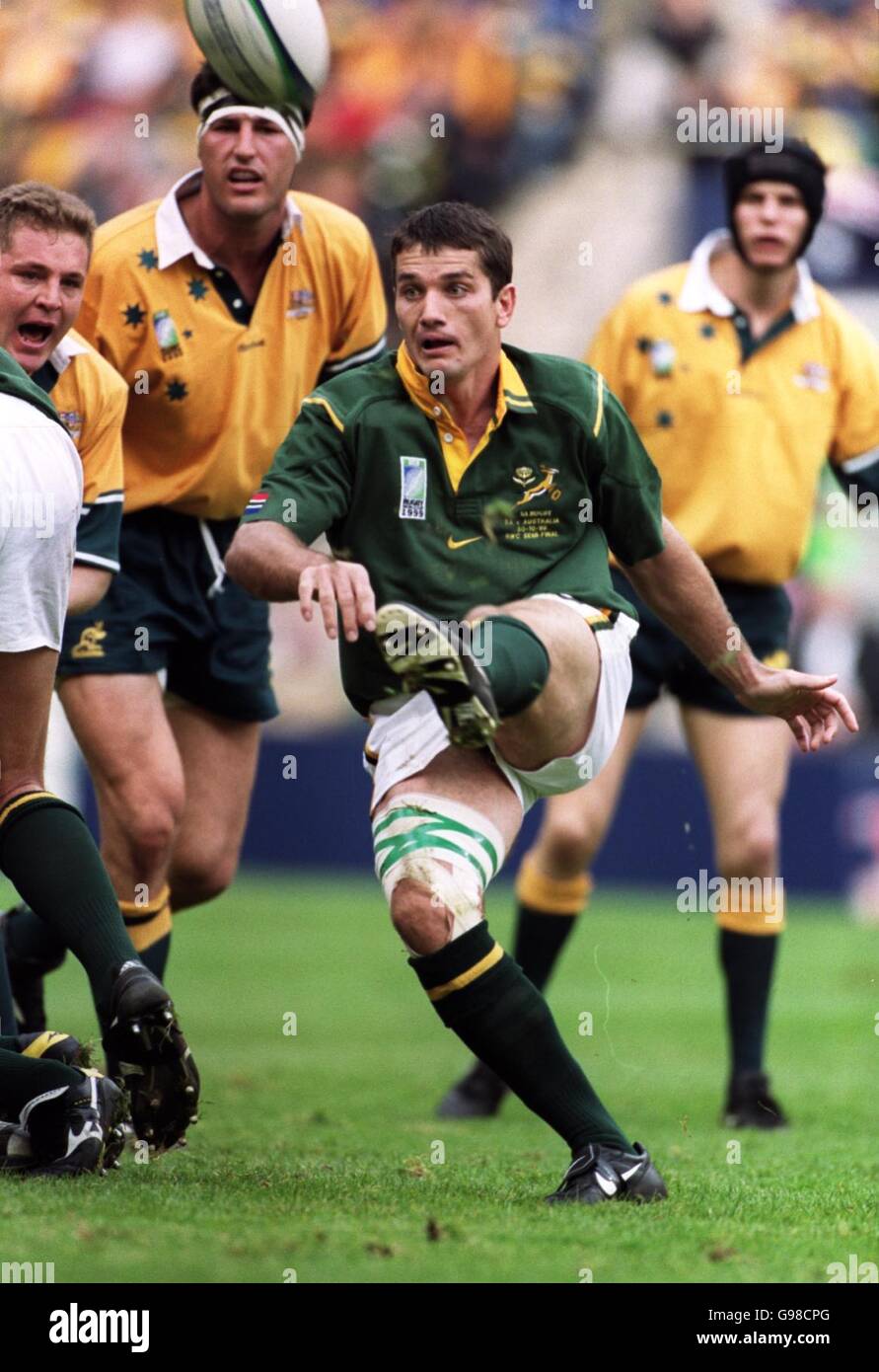 Rugby Union - Rugby World Cup 99 - Semi Final - South Africa v Australia
