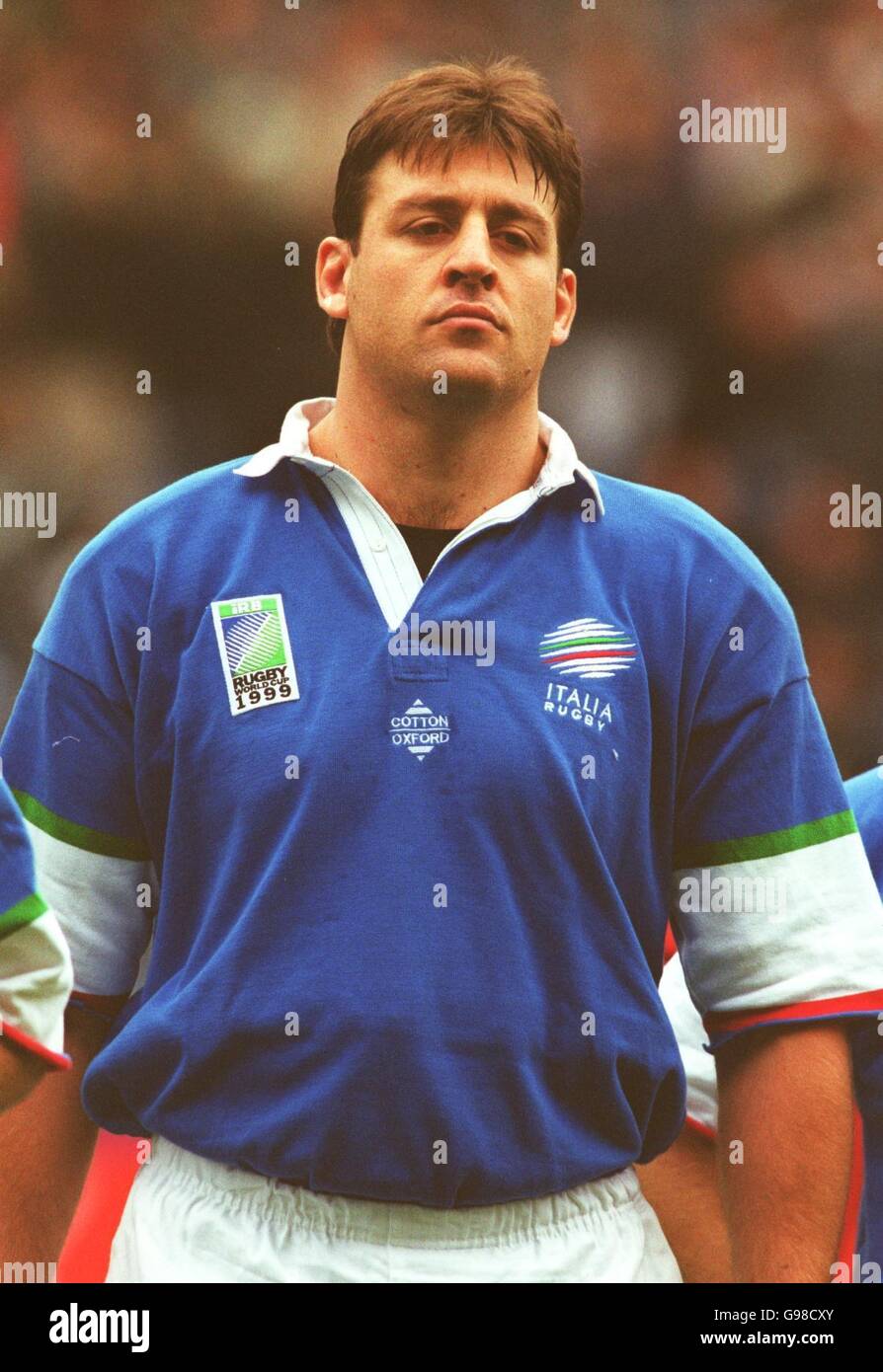 Rugby Union - Rugby World Cup 99 - Pool B - New Zealand v Italy Stock Photo  - Alamy