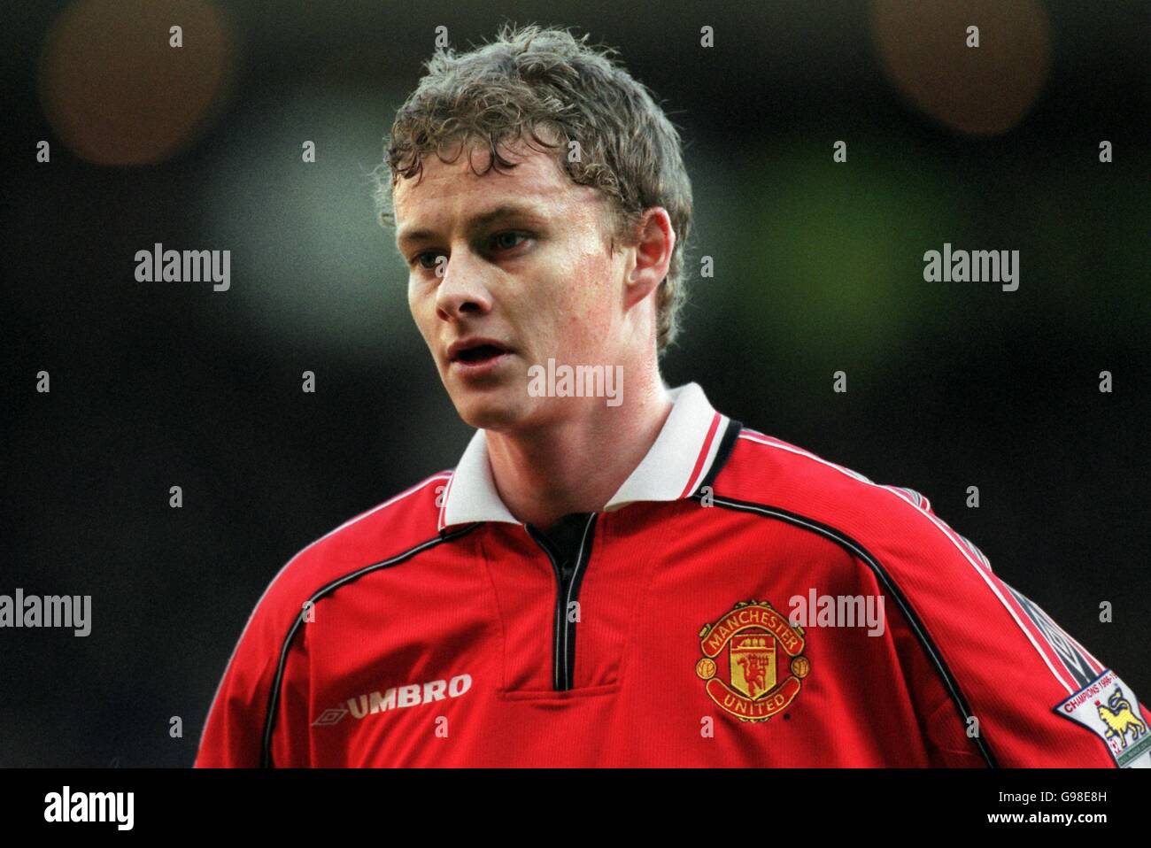 Soccer - FA Carling Premiership - Manchester United v Leicester City Stock Photo
