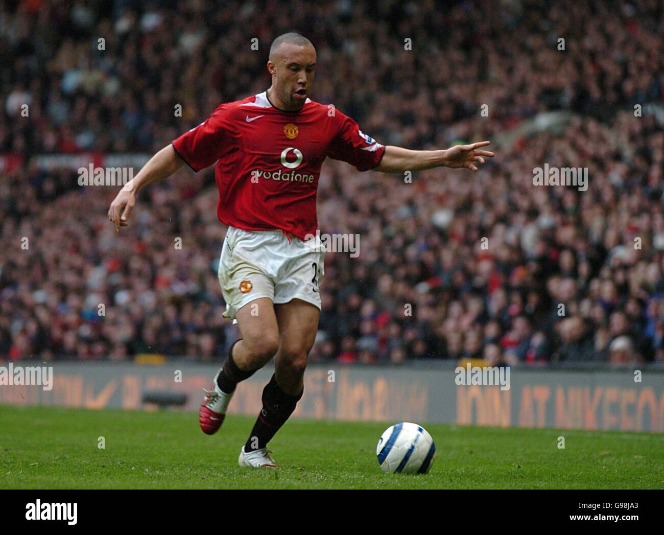 Soccer - FA Barclays Premiership - Manchester United v Birmingham City - Old Trafford. Mikael Silvestre, Manchester United Stock Photo