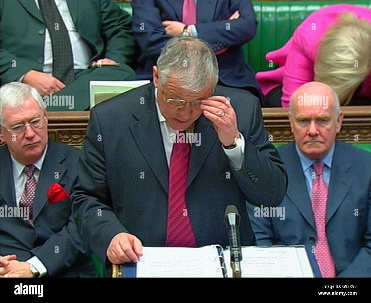 Armed Forces Minister Adam Ingram gives a statement in the House of Commons, London, about Nicholas Blake's Deepcut Review into the circumstances surrounding the deaths of four soldiers at Deepcut Barracks in Surrey. Stock Photo