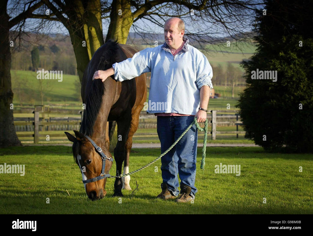 Geneticist Stephen Harrison stands near his home in Godmersham, Kent ...