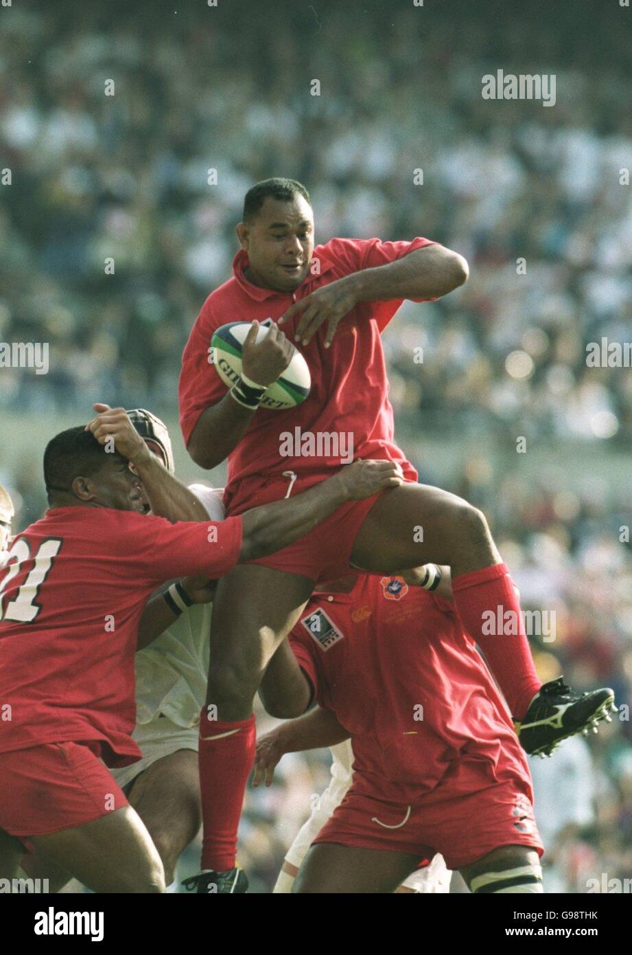 Rugby Union Rugby World Cup 99 Pool B England v Tonga. Tonga's