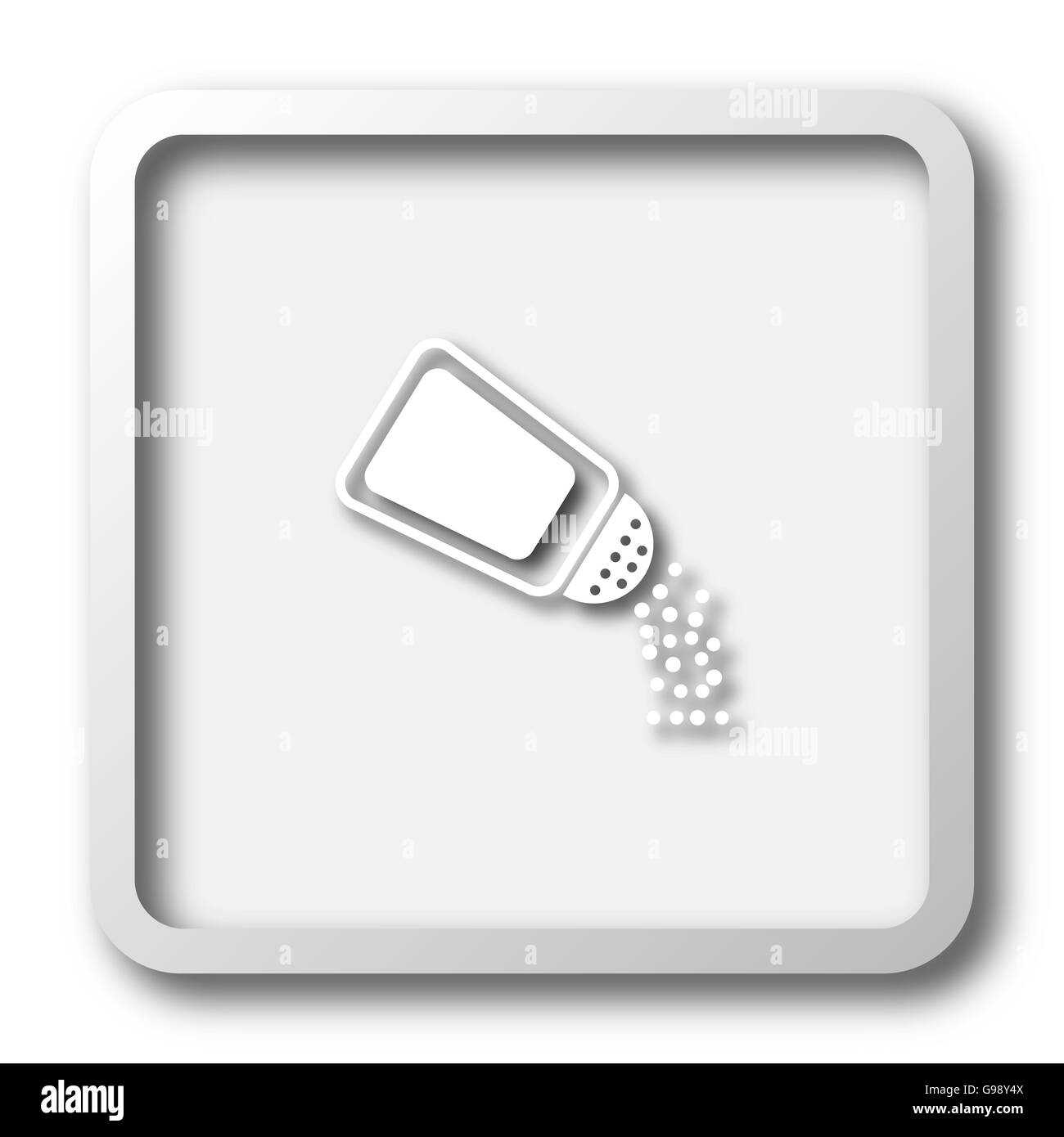 Table salt icon grey hi-res stock photography and images - Alamy