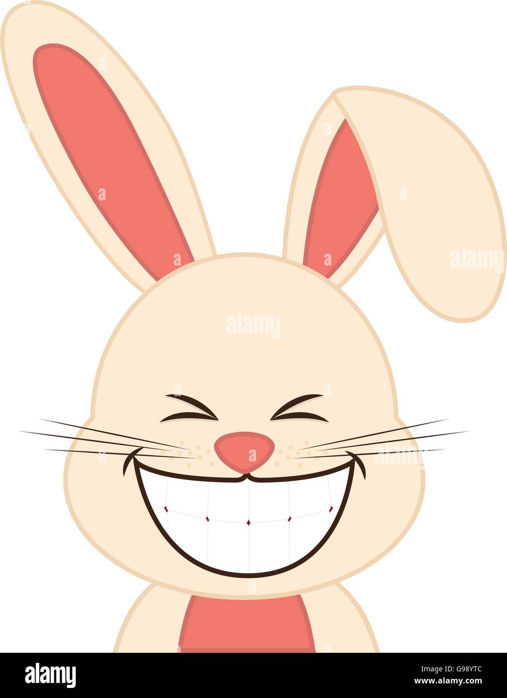 Rabbit icon. Cute animal design. Vector graphic Stock Vector Image ...