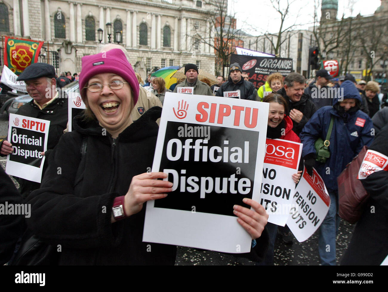 INDUSTRY Strike Stock Photo