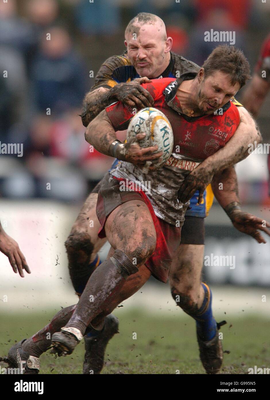Rugby League - Powergen Challenge Cup - Fourth Round - Leigh Centurions v Leeds Rhinos - The Coliseum Stock Photo