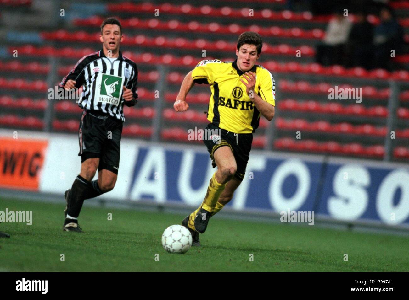 Belgian Soccer - Eerste Klasse - Charleroi v Eendracht Aalst Stock Photo