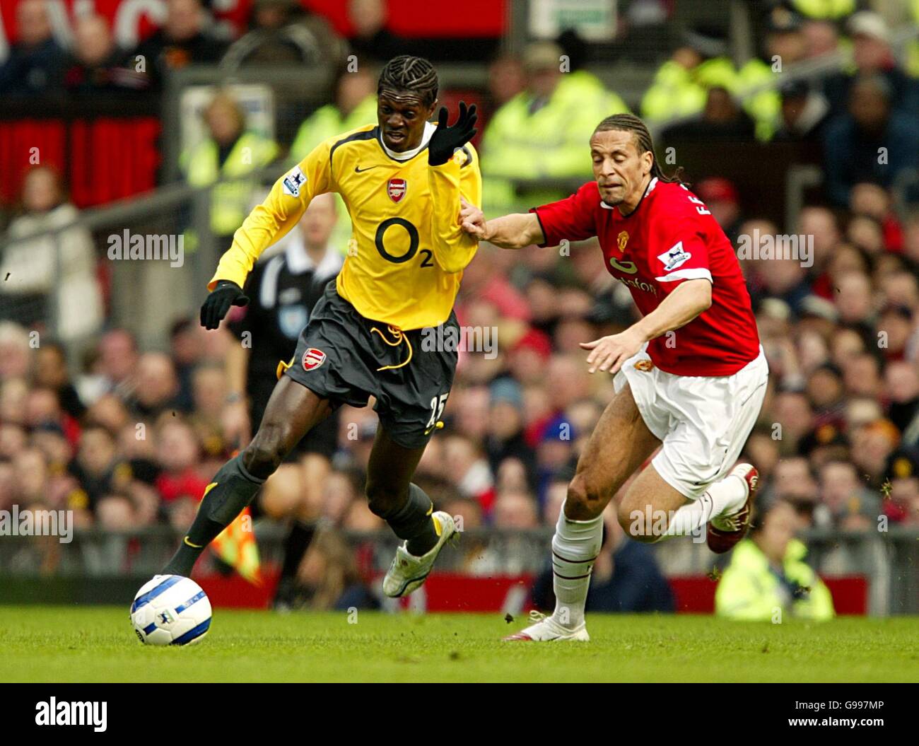 Soccer - FA Barclays Premiership - Manchester United v Arsenal - Old Trafford Stock Photo