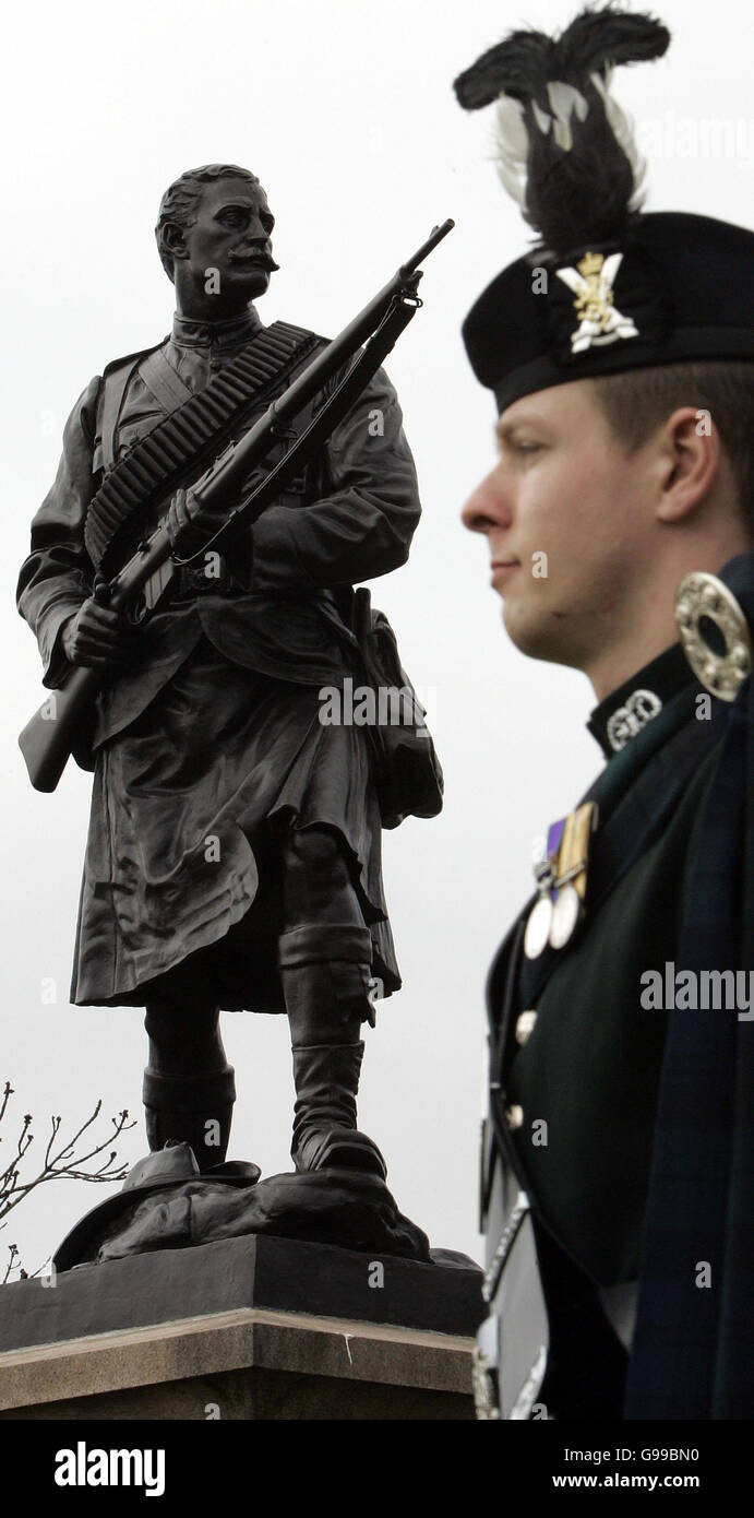 SCOTLAND Highlanders Stock Photo