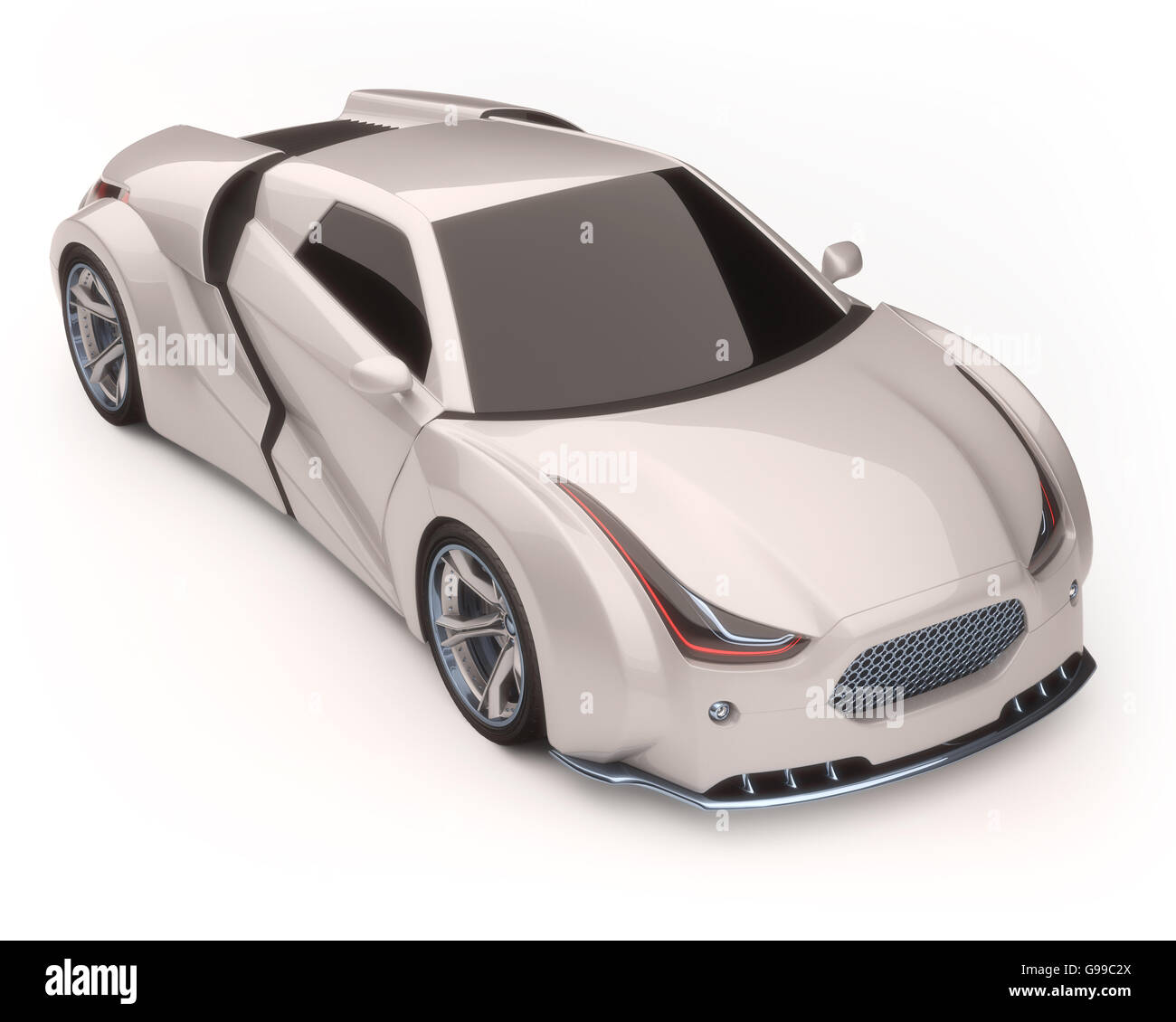 3d Illustration Concept Car Without Reference Based On Real Vehicles Clipping Path Included Stock Photo Alamy