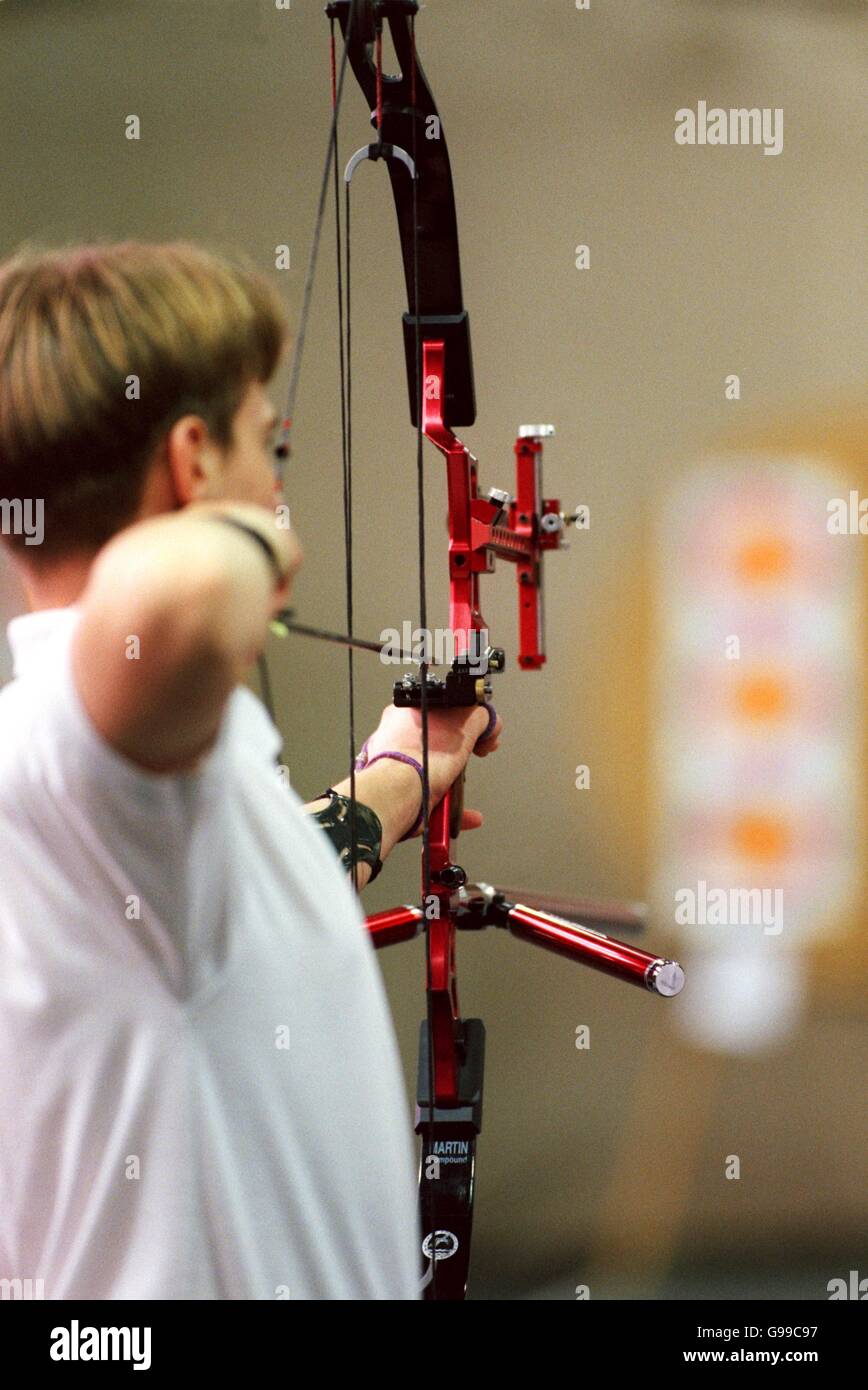 Archery National Indoor Championships Stock Photo Alamy