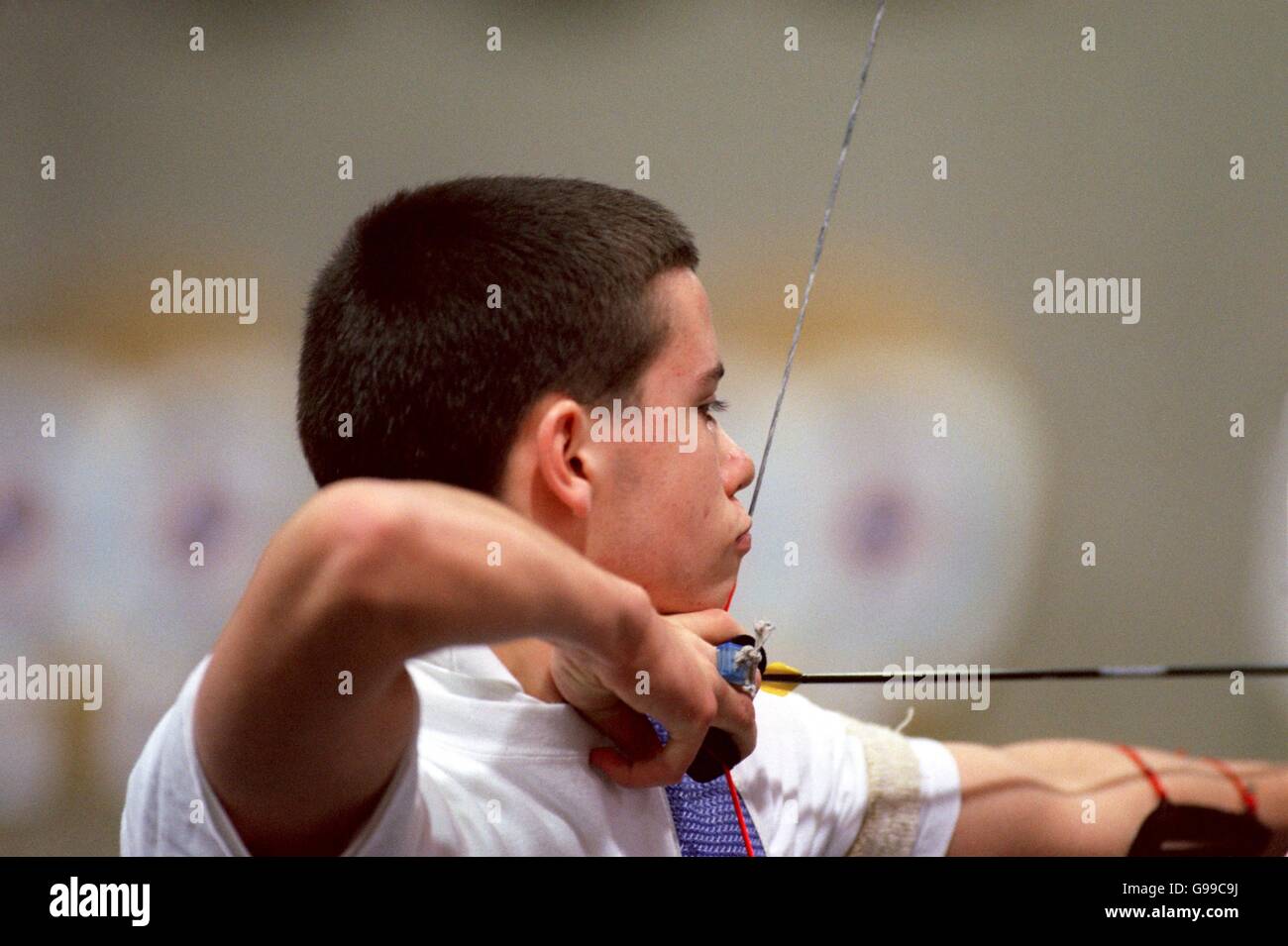 Archery National Indoor Championships Stock Photo Alamy