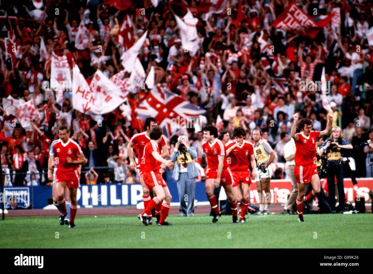 Soccer - European Cup Final - Nottingham Forest v Malmo - Olympic Stadium, Munich Stock Photo