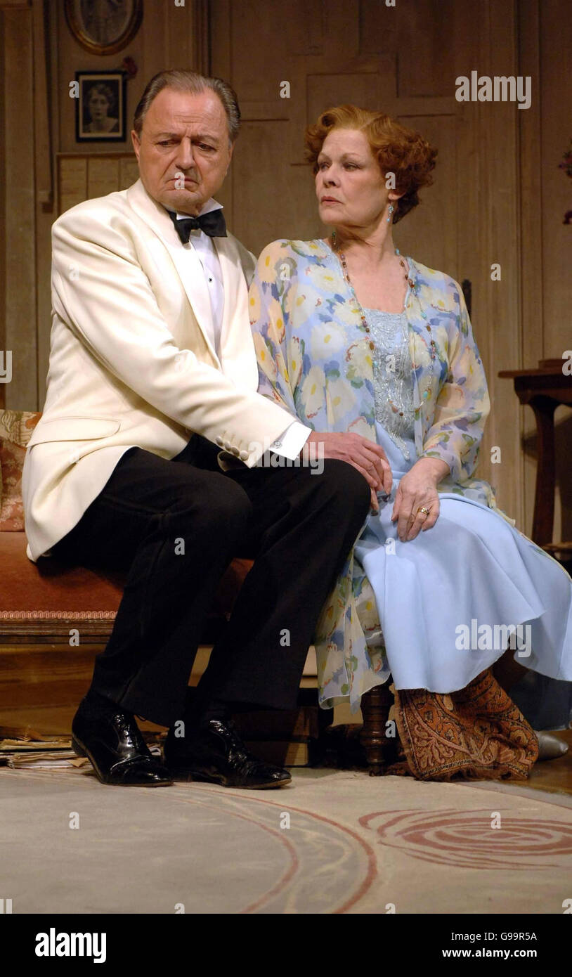 Peter Bowles and Dame Judi Dench during 