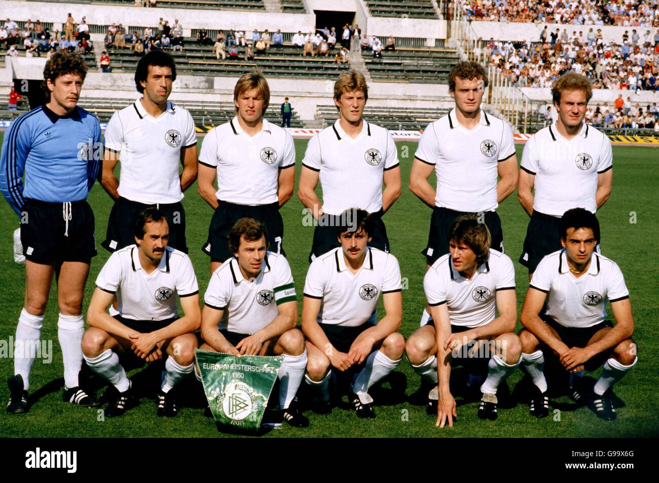Soccer - European Championship - Group One - West Germany v Czechoslovakia Stock Photo