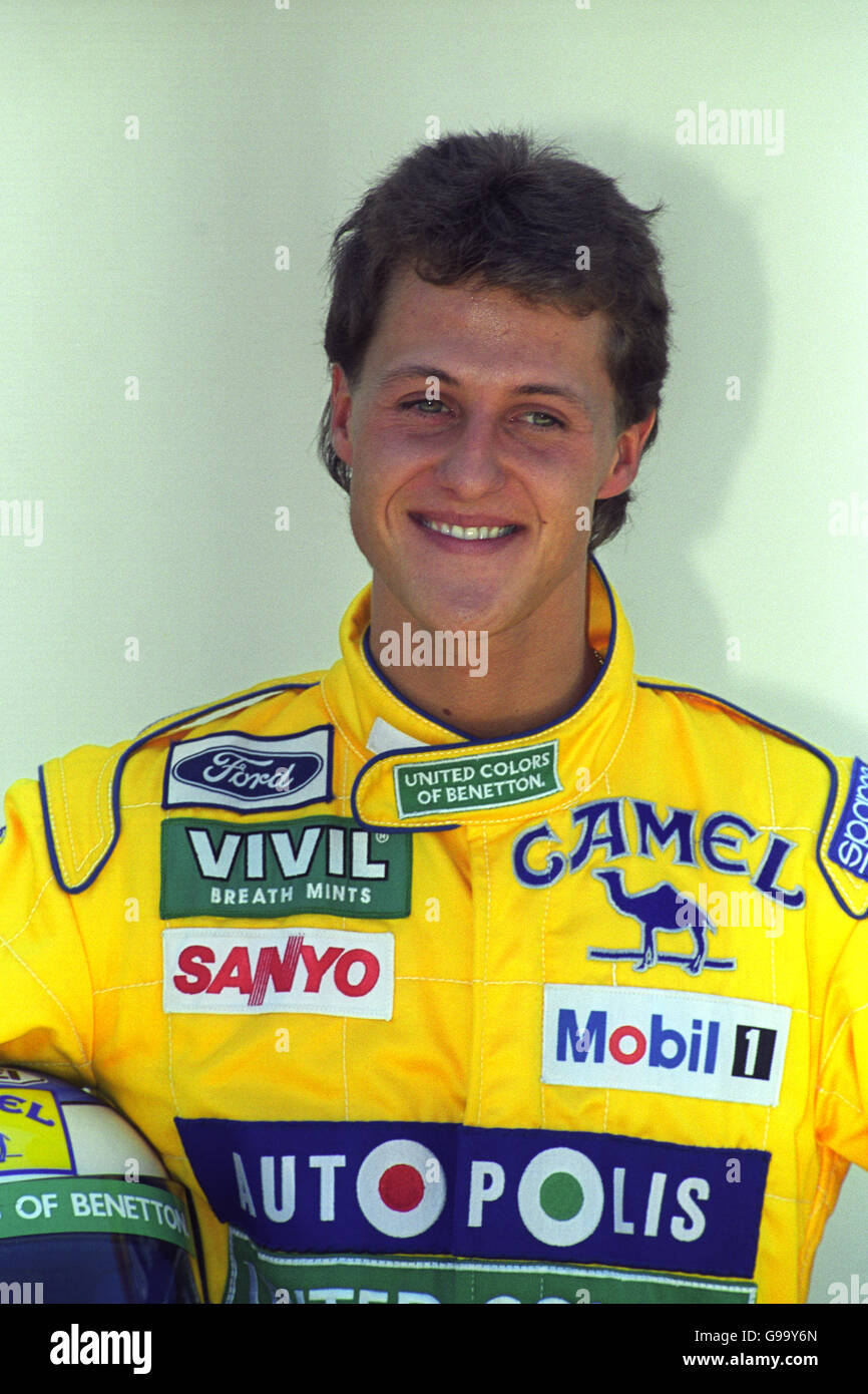 MOTOR RACING. MICHAEL SCHUMACHER FORMULA ONE RACING DRIVER Stock Photo