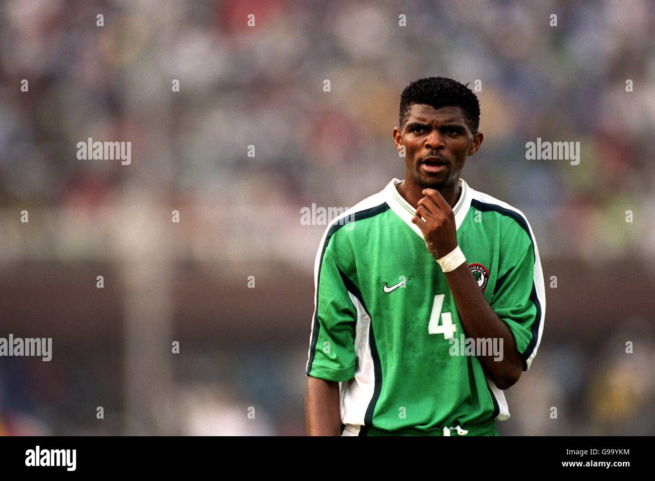Soccer - African Cup of Nations -Semi Final - Nigeria v South Africa. Nwankwo Kanu, Nigeria Stock Photo