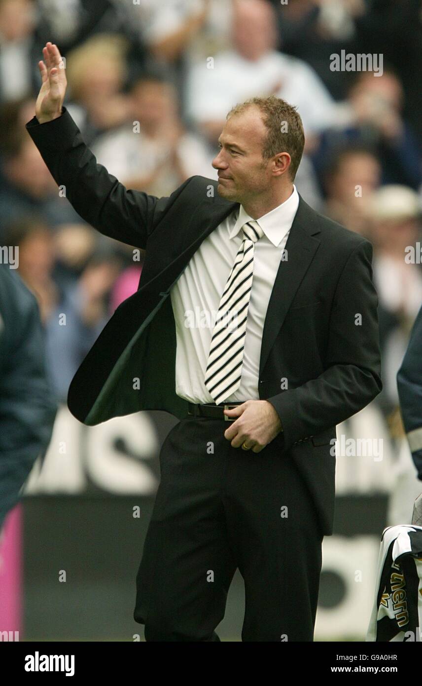 Newcastle United's Alan Shearer on an emotional day at St James Park ...