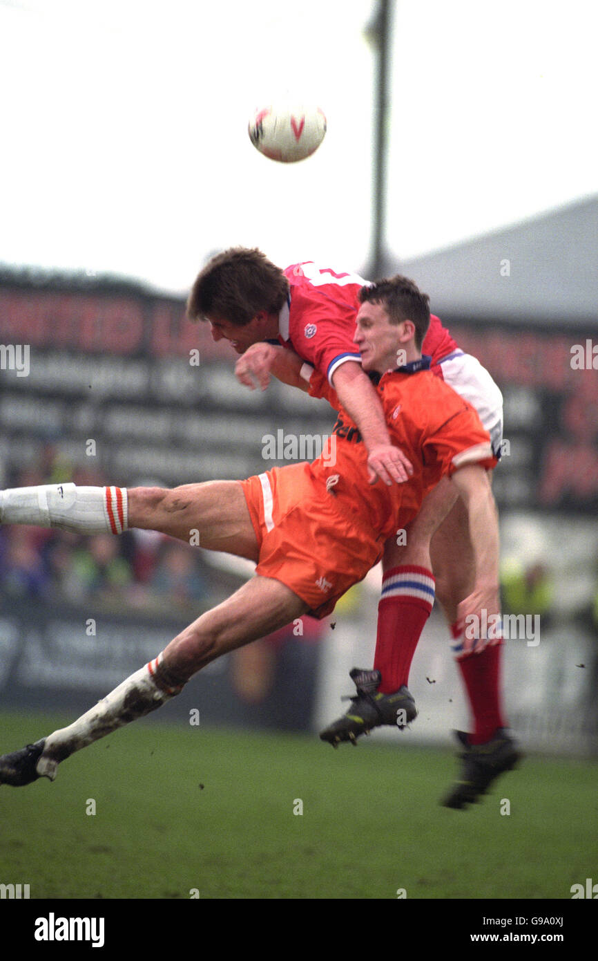 Soccer - Barclays League Division Four - Crewe Alexandra v Blackpool - Gresty Road. Billy Whitehurst, Crewe Alexandra. Stock Photo