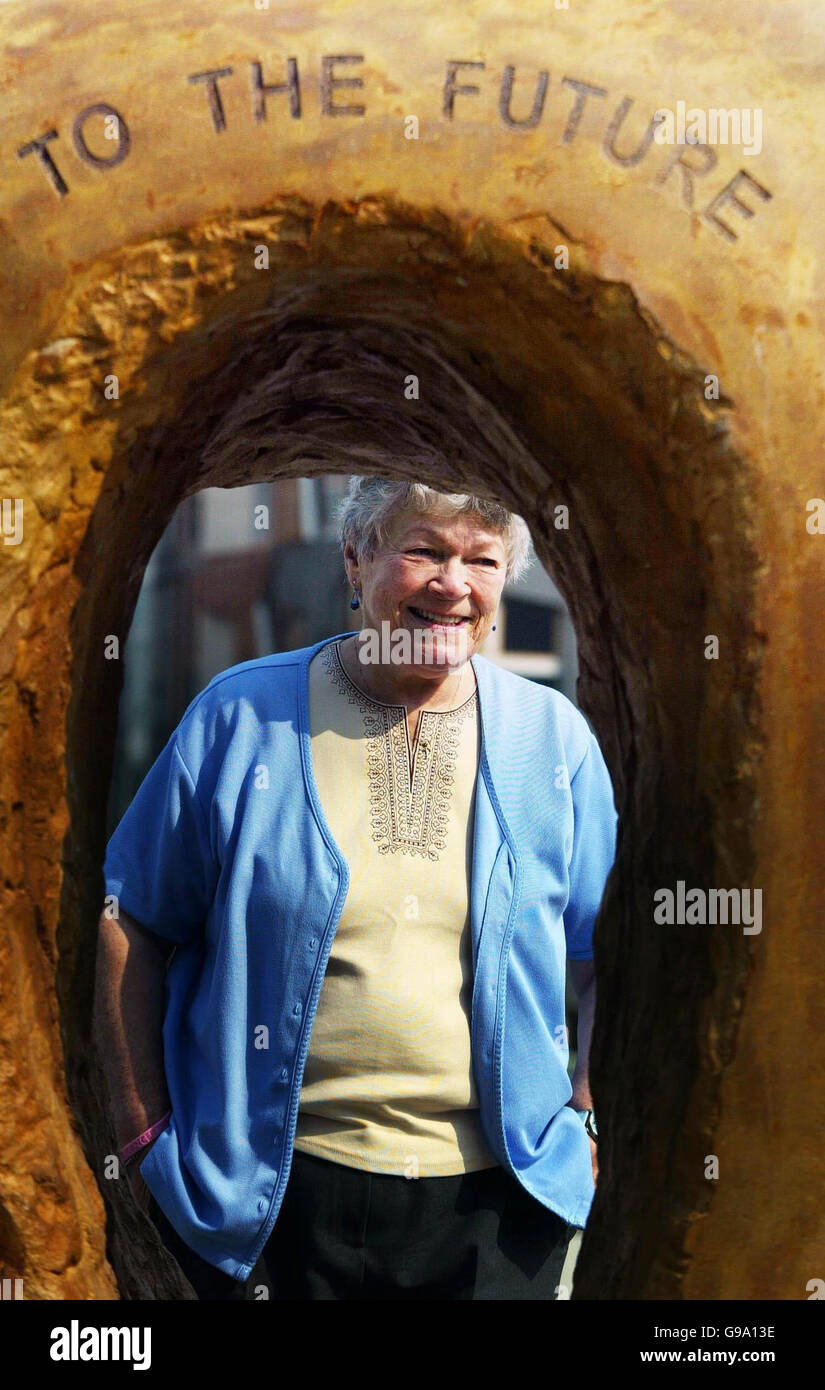 Pat Hall, 62, from Edinburgh arrives at the British Heart Foundation in