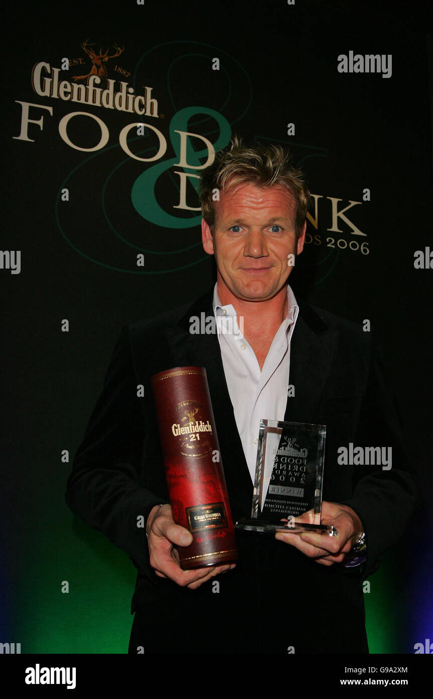Gordon ramsay two awards won glenfiddich food drink awards hi-res stock ...