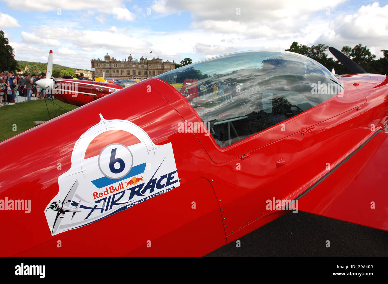 Red Bull Air Race World Series - Longleat House Stock Photo