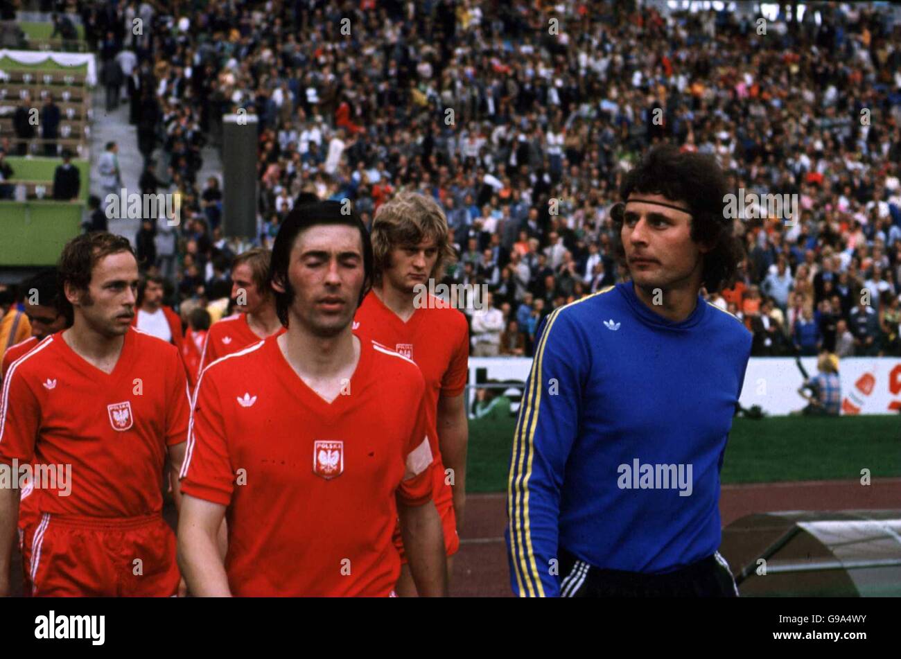 Soccer - FIFA World Cup 1974 West Germany - Third Place Match - Brazil v Poland - Olympic Stadium, Munich Stock Photo