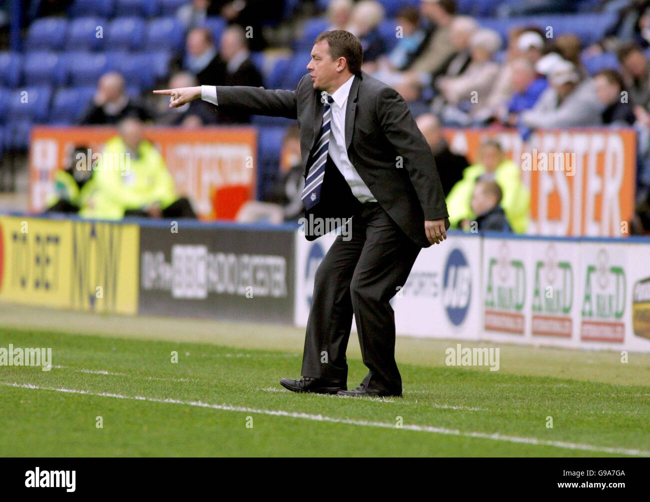 Preston Manager Billy Davies During The Coca-Cola Championship Match ...