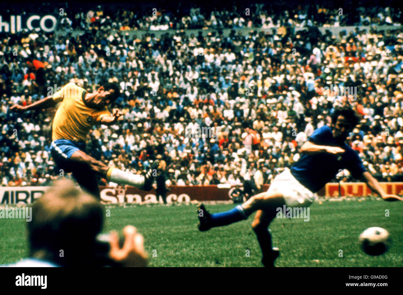 Soccer - FIFA World Cup Mexico 1970 - Final - Brazil v Italy - Estadio Azteca, Mexico City Stock Photo